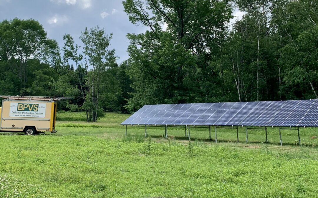 10.8 kW Ground Mount in Rowe, MA